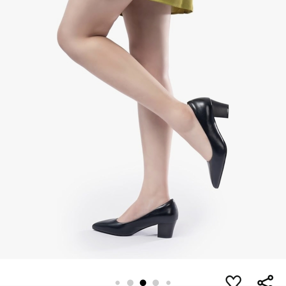 NWOT Brand new, never worn, Cusolemore Black Block Heels.